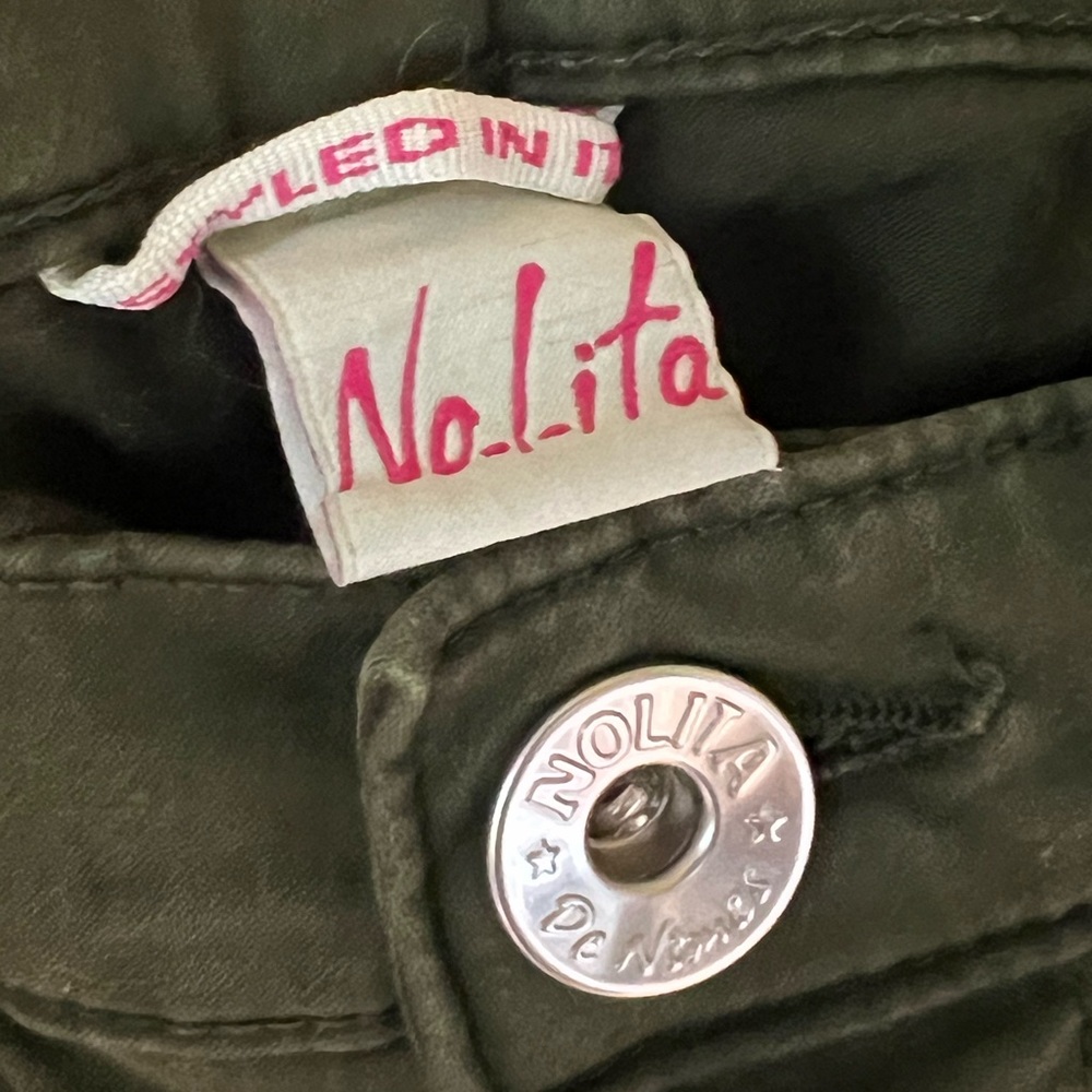 Nolita De Nimes. Hunter green Skinny Jeans. Very Low rise. Y2K vintage. Size 31. - Picture 6 of 10